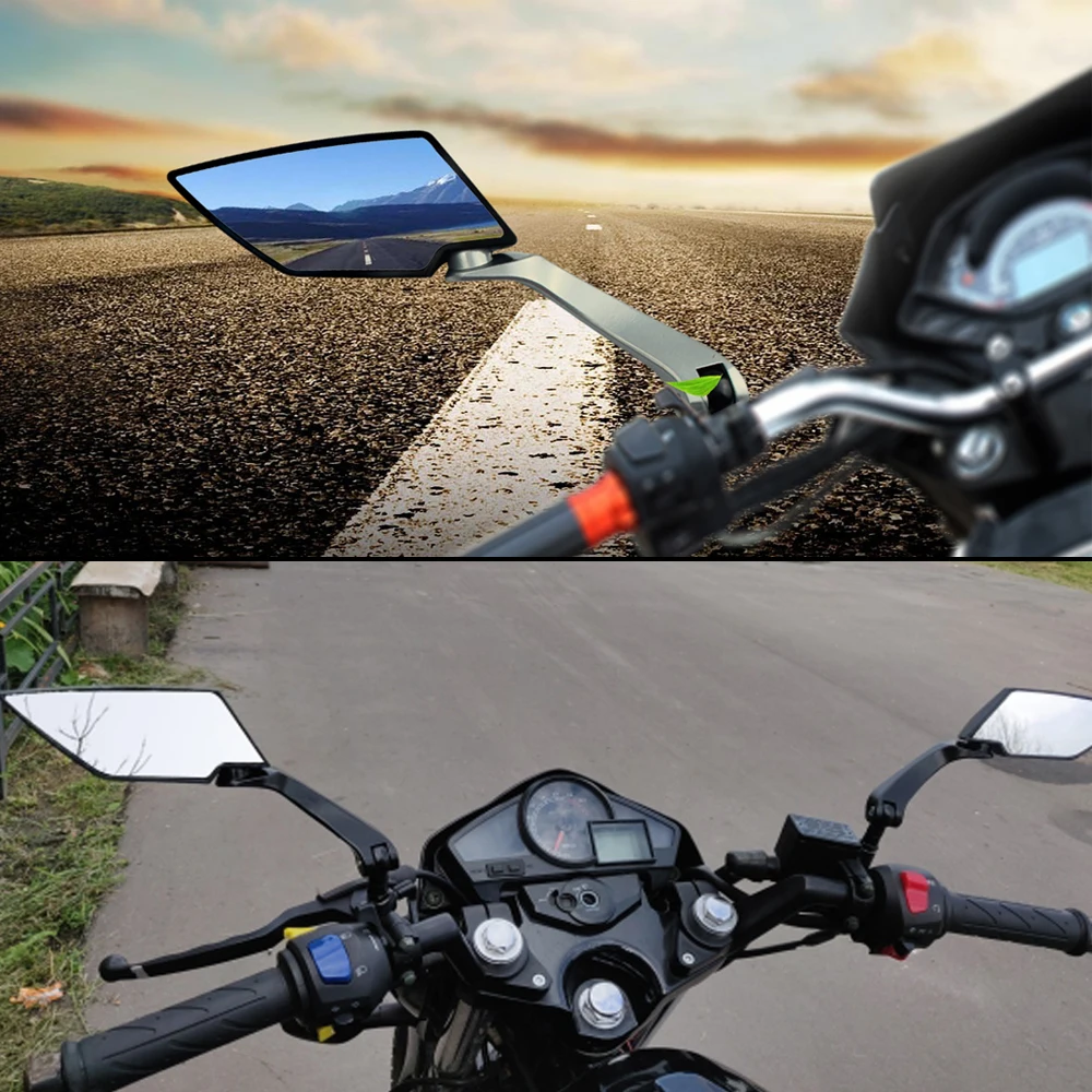 Для Suzuki GSXS750 GSXR600 GSXR750 RM85 RM125 RM250 RMX250 мотоцикл зеркало скутер для е-байка задняя