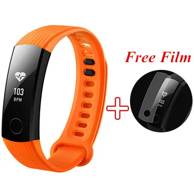 huawei honor Band 4, умный браслет, 50 метров, для плавания, водонепроницаемый, фитнес-трекер, умные часы, пульсометр, honor band3 - Цвет: band 3 Orange