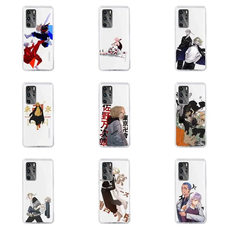 

Tokyo Revengers Phone Case For Huawei P40 P30 P20 Mate Honor 10i 30 20 i 10 40 8x 9x Pro Lite Transparent Cover