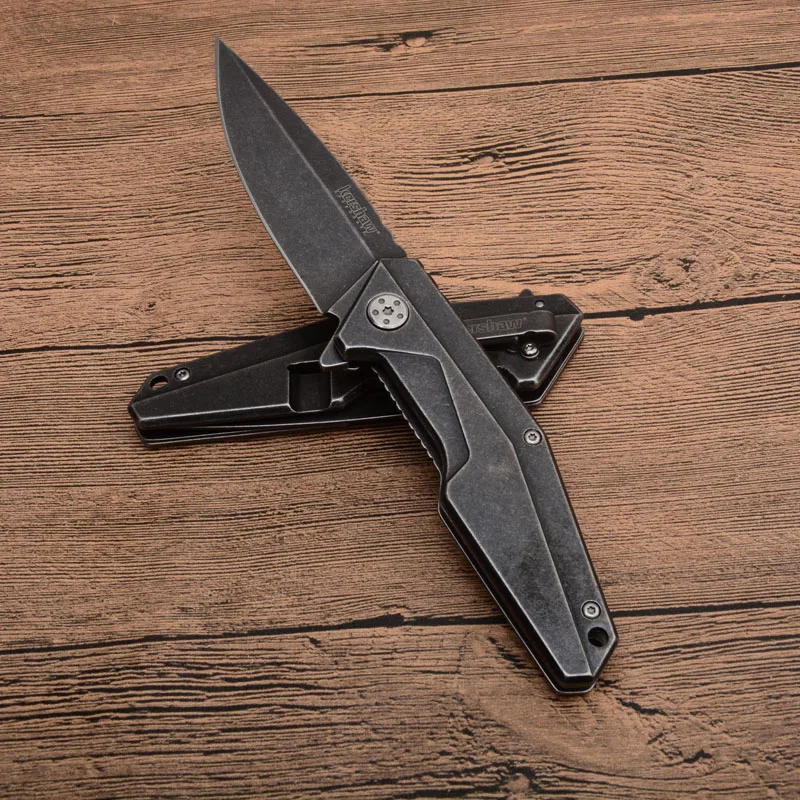 OEM kershaw качество K1318 EDC Складной нож ручка из нержавеющей стали с 8cr13mov стальным лезвием Карманный Походный нож инструменты