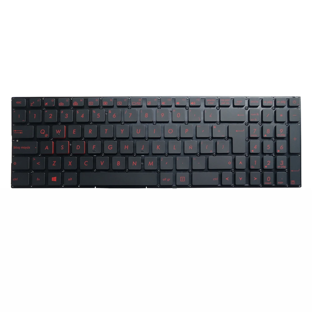 Клавиатура OVY IT с испанской раскладкой для ноутбука Asus GL502 GL502V GL502VM GL502VT GL502VY