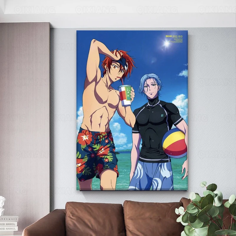 Персонажи аниме HD SK8 бесконечный скейтборд плакат Аниме Холст Живопись Домашний