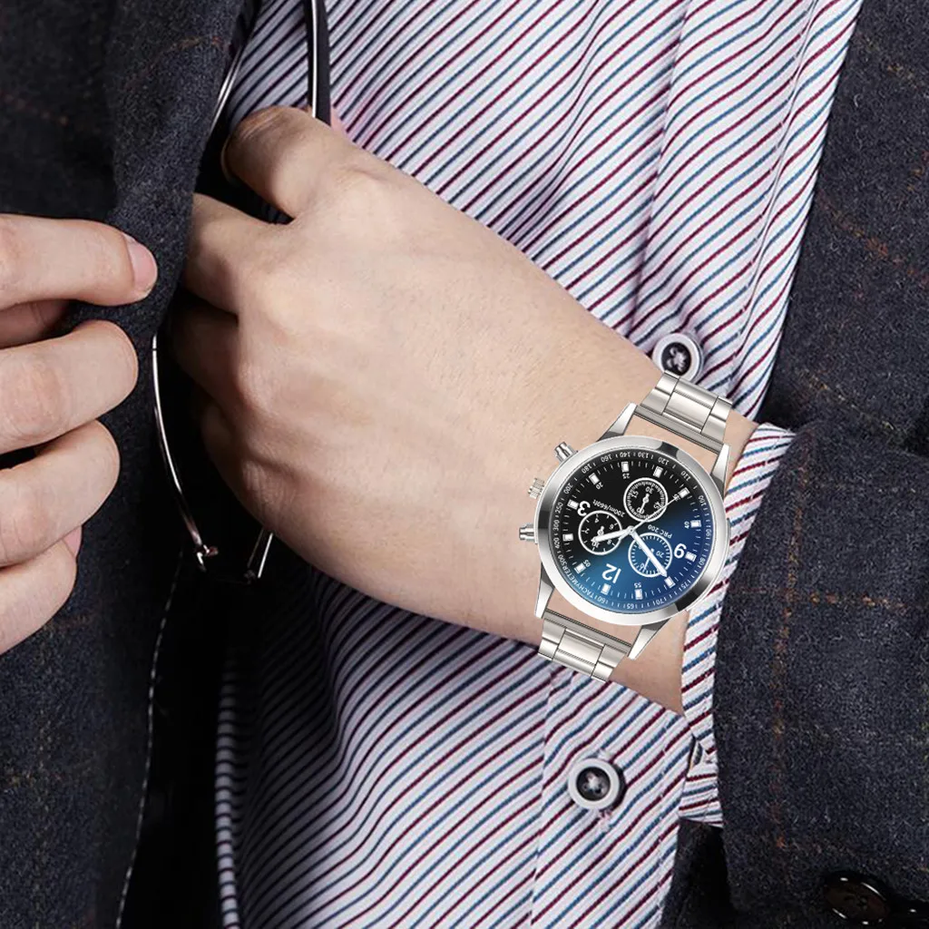

Watch For Men Luxury Wrist Watch Quartz Watch Stainless Steel Dial Business Casual Bracele Watch F5