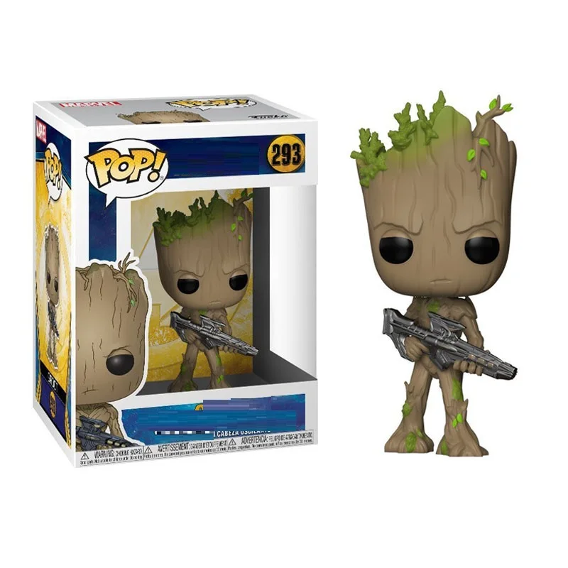 293 with box Funko pop Marvel Мстители Железный человек Капитан Америка Тор Черная Вдова Халк Локи модель человека-паука оригинальная коробка игрушки на день рождения - Цвет: 293 with box