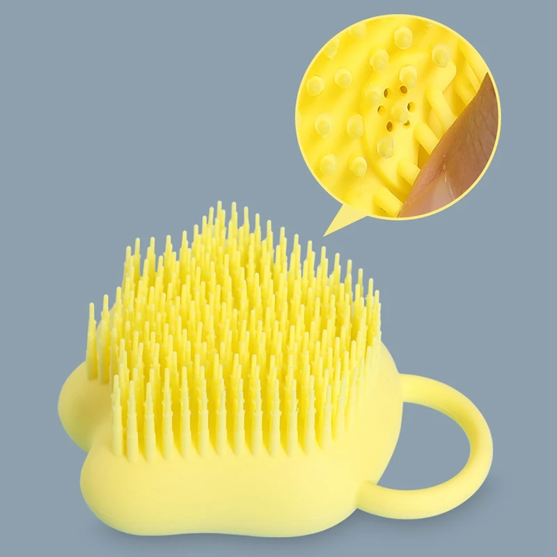 

Cartoon Cat Paw Shower Brush Fast Foaming Silicone Scrubbing Artifact Full Body Massage Spa Brush Bath Brush Bathroom Supplies