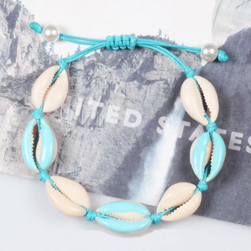 Очаровательное богемное искусственное летнее регулируемое плетеное веревка