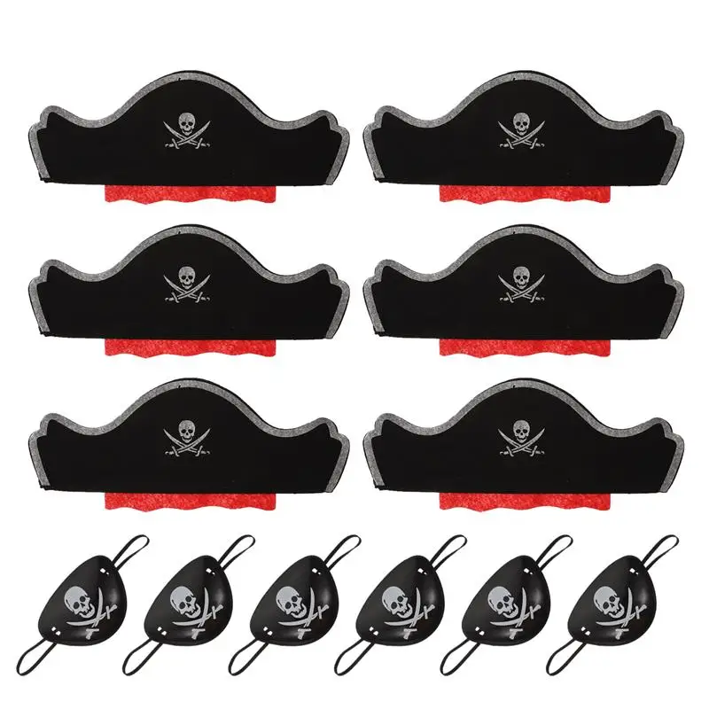 12 шт. пиратский костюм реквизит для детей/взрослых пиратская шляпа косплей