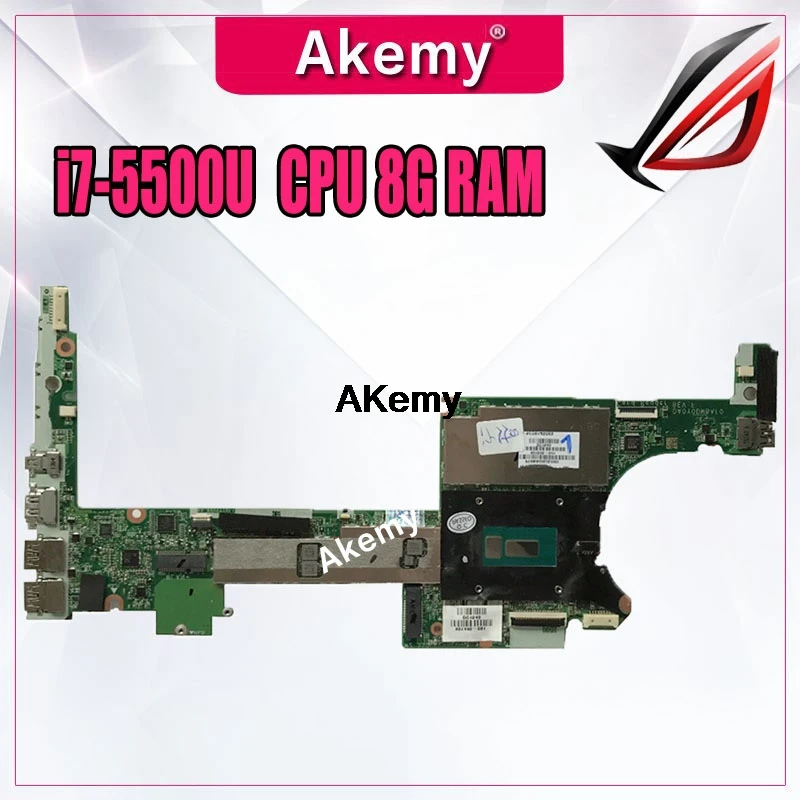 Материнская плата для ноутбука hp Spectre X360 G1 13-4003DX Series 801505-501 801505-001 DA0Y0DMBAF0 w i7-5500U 8G ram полностью протестирована