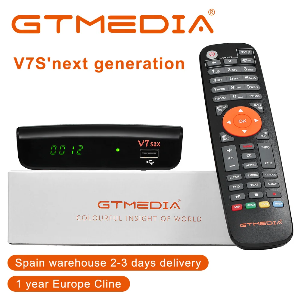 Новинка GTM V7S2X DVB S/S2/S V7S поддержка следующего поколения