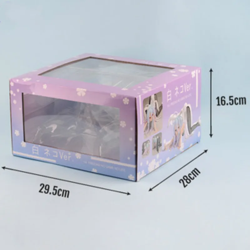 

Japanes Anime NO GAME NO LIFE Shiro 1/4 Bunny Girl Anime PVC Action Figures toys Anime figure adult Model Collection doll Gifts