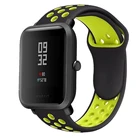Силиконовый ремешок 20 мм22 мм для Amazfit GTS22eGTS2 MiniGTR 42 мм47 ммGTR22estratos 23, спортивный браслет для часов Amazfit ремешок bip