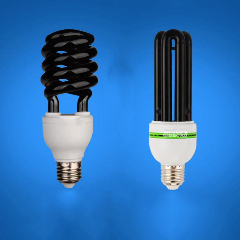 40W 12V 220V E27 УФ черный светильник лампы ультрафиолетовые люминесцентные