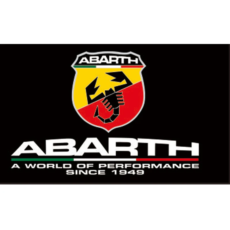 90x150 см Автомобильный флаг Fiat Abarth Banner 3x5 футов полиэстер Скорпион флаг|Флаги