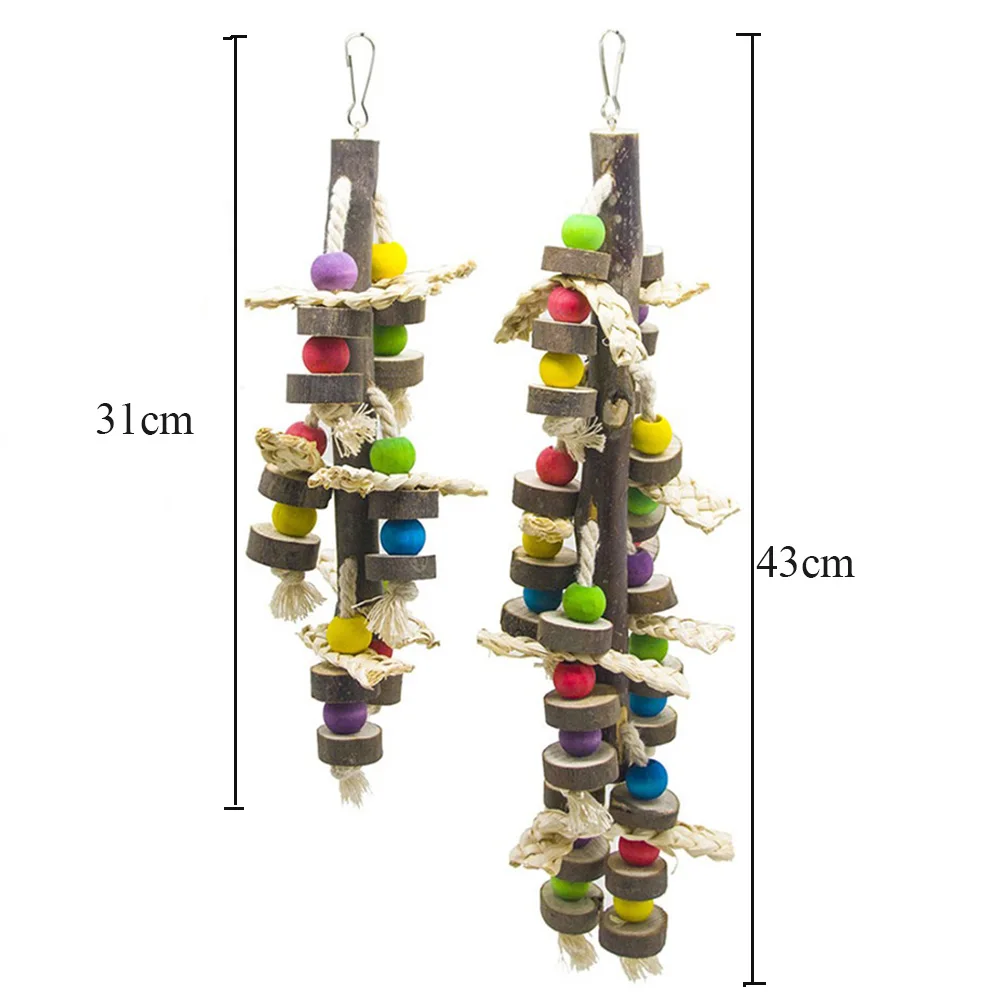 Игрушки для жевания птиц из натурального дерева игрушки попугаев лучшие попугая