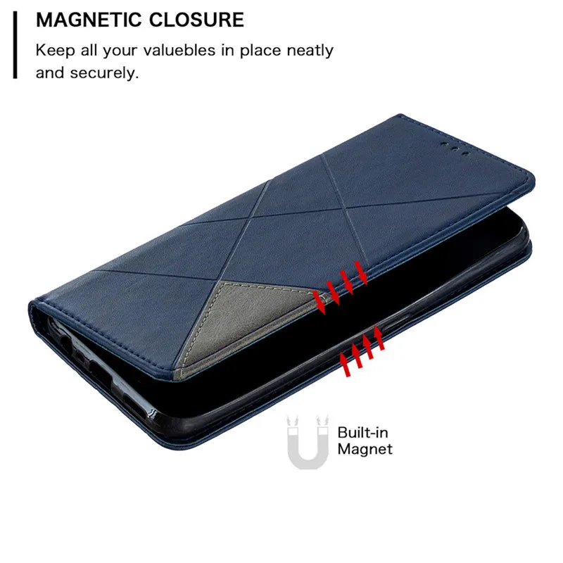 

New Style OPPO A5 (2020) Case on For Funda OPPO A5 A 5 2020 Luxury Magnetic Wallet Leather Flip Phone Cover For OPPO A9 2020 A11