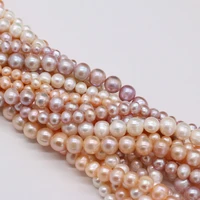 aa natural freshwater pearl round loose isolation beads for jewelry making diy bracelet earrings necklace accessory