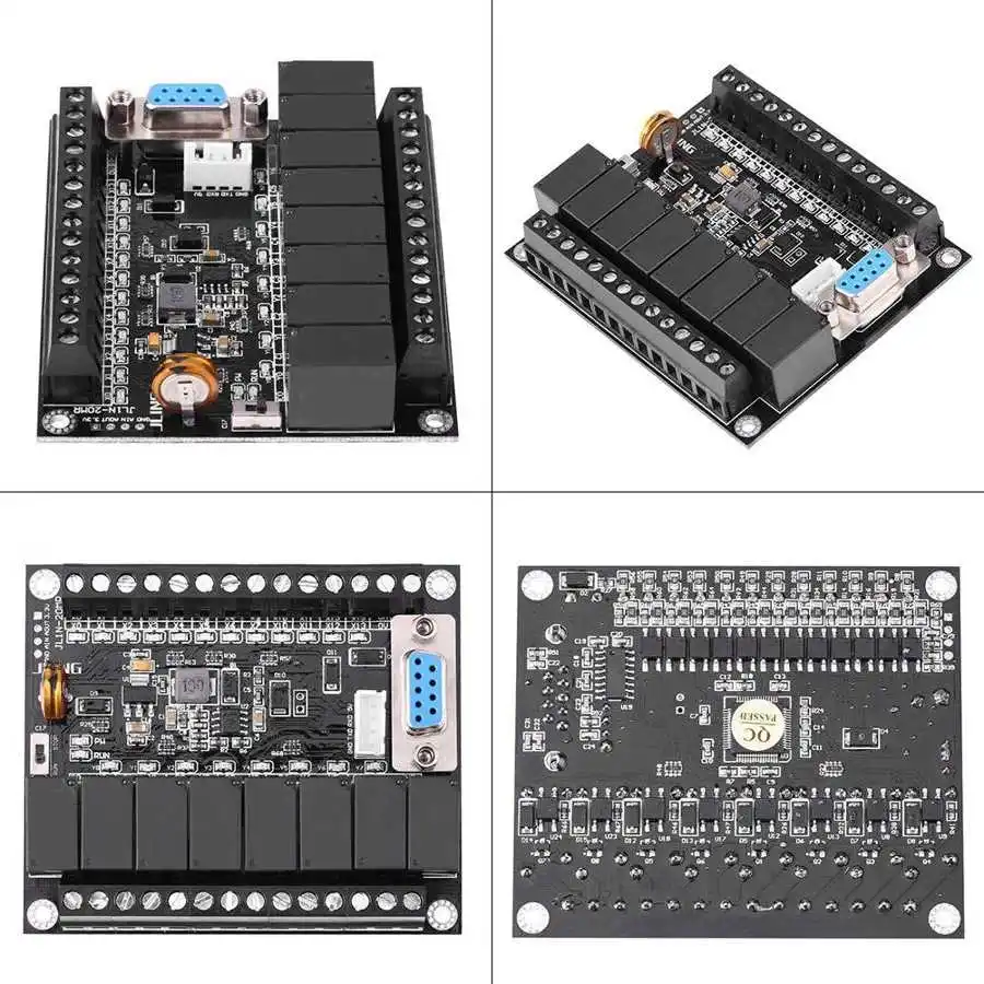 

DC 24V регулятор ПЛК FX1N до 20MR программируемая логическая плата управления, Высококачественный чип, стабильная производительность