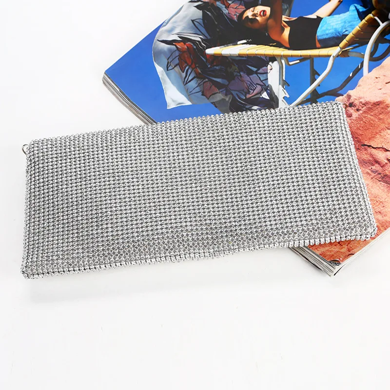 Инкрустированная бриллиантами Женская вечерняя сумка ручной работы женская на