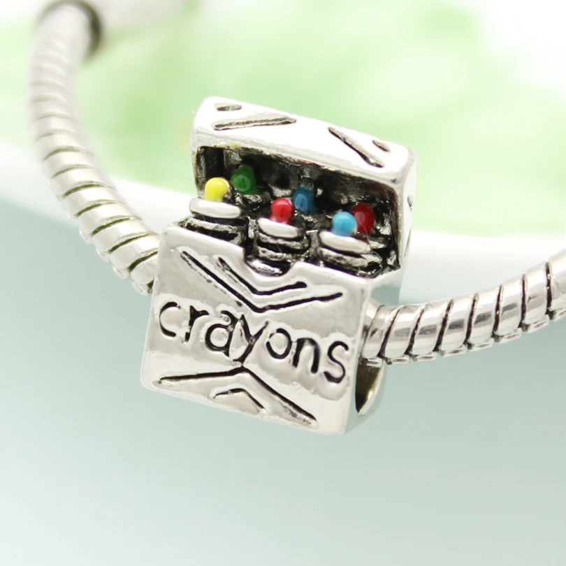 DIY выпускник траншеекопатель колпачок книги для шарма бусины Fit Pandora браслет