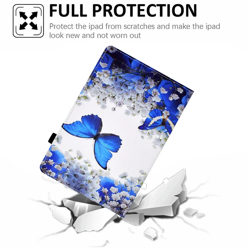 

Kawaii Butterfly Funda for Tablet Samsung Galaxy Tab A7 Lite 8.7 SM-T220 T225 2021 Cover Shell for Samsung Tab A7 10.4 Case Kids