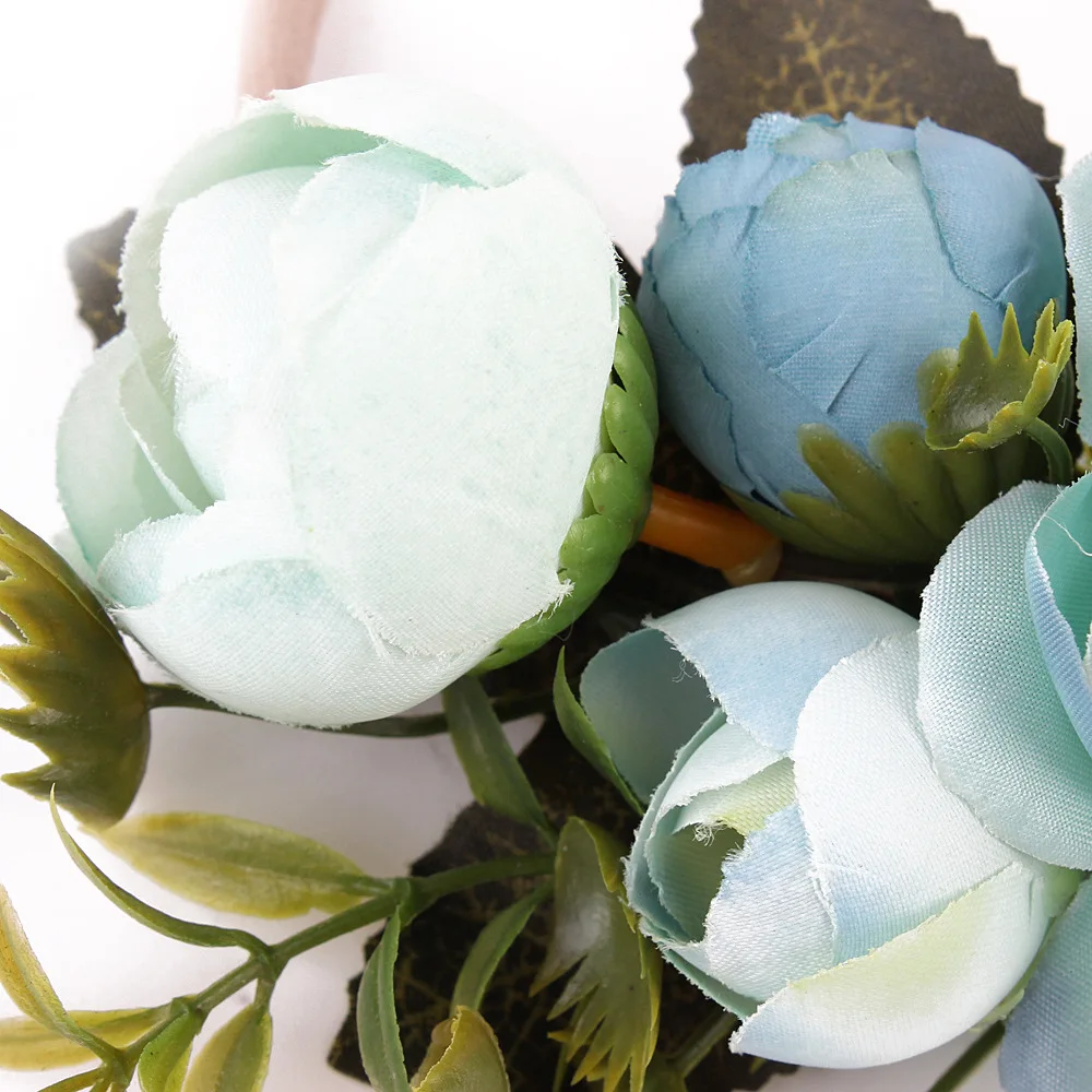 Новорожденные волосы цветы ручной работы детские нейлоновая эластичная