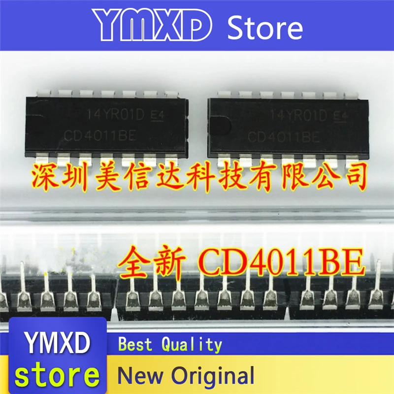 10 шт./лот новый оригинальный CD4011BE четырехходовой 2 входа и non-дверь прямой штекер-14
