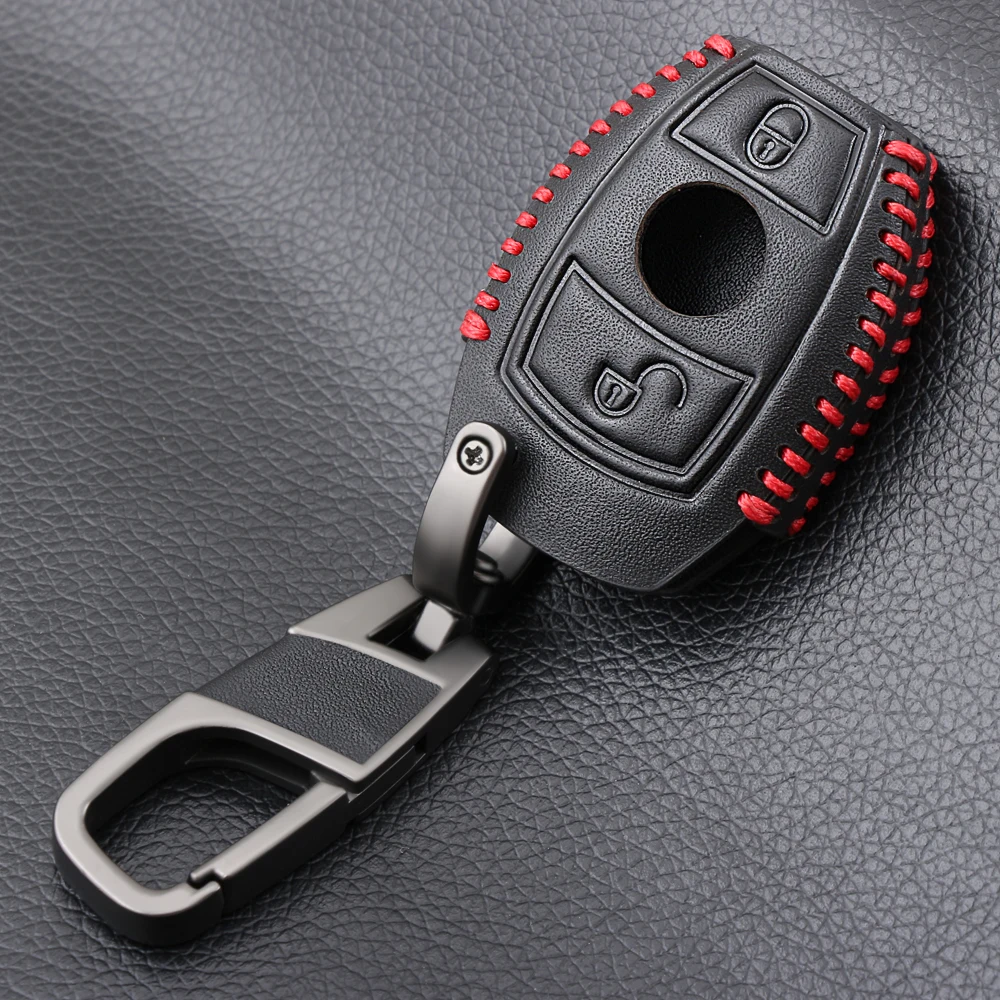Модный защитный чехол из натуральной кожи для автомобильного ключа Mercedes benz A B R G