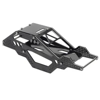 1 set aluminum alloy rc car chassis frame conversion car body plate with screws for 124 axial scx24 90081 rc car