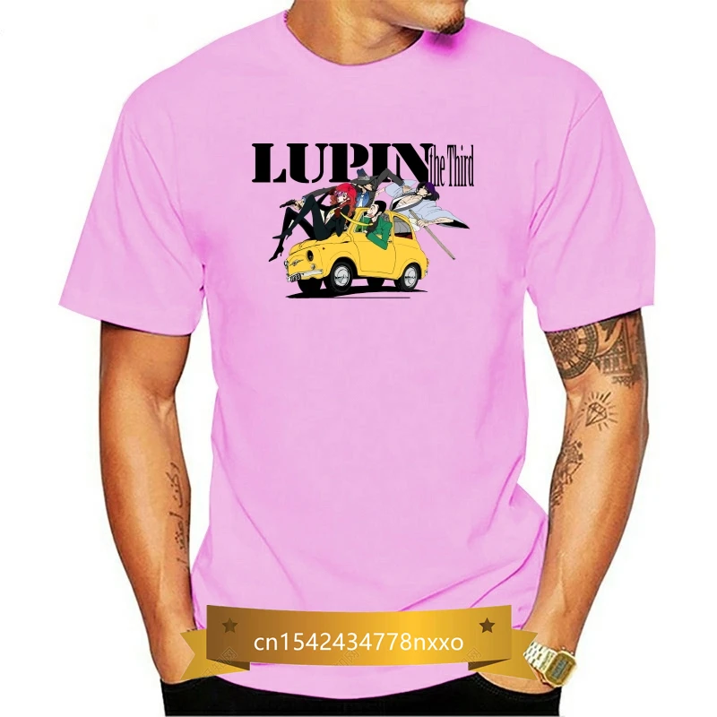 

Men T shirt Adult Lupin Iii Crew Neck Tshirts funny t-shirt novelty tshirt women