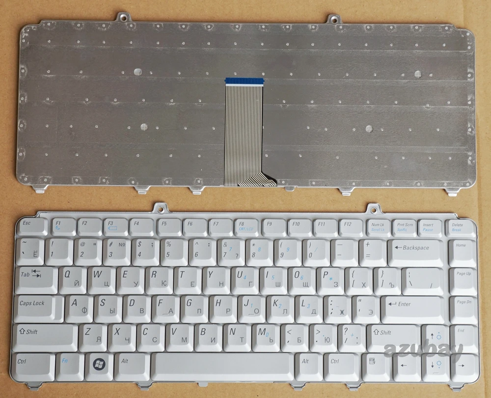 

Русская клавиатура для Dell Inspiron 1410 1420 1520 1521 1525 1526, XPS M1330 M1530 серебристая