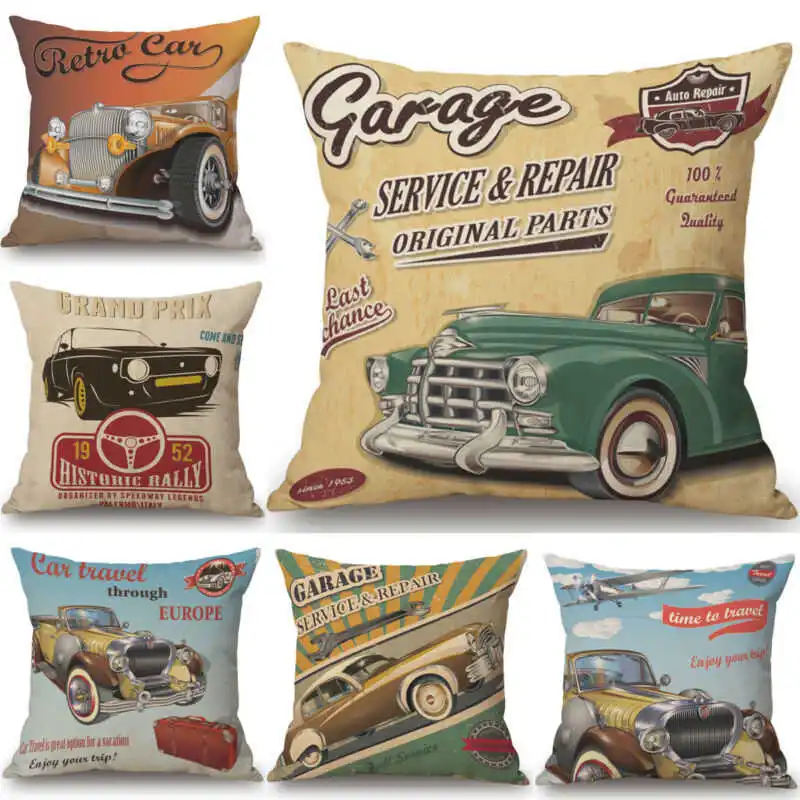 Чехол для дивана автомобиля домашний декор Автомобильная подушка чехол Ретро