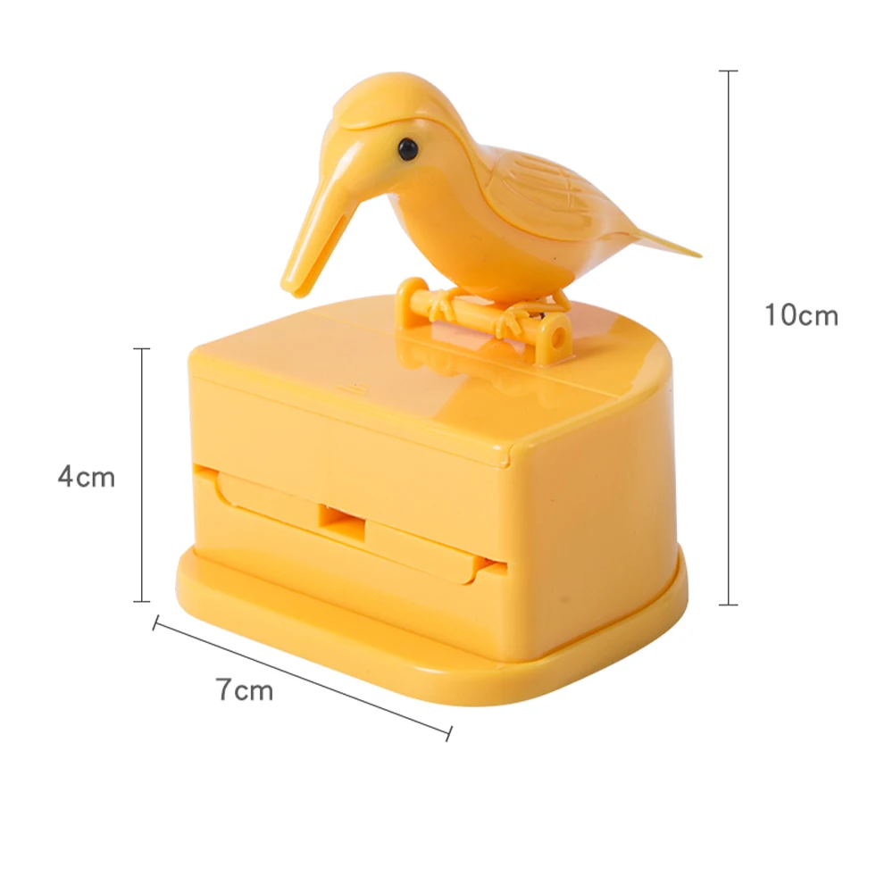 

Small bird toothpick box kitchen automatic pop-up push-type household toothpick holder animal restaurant toothpick holder