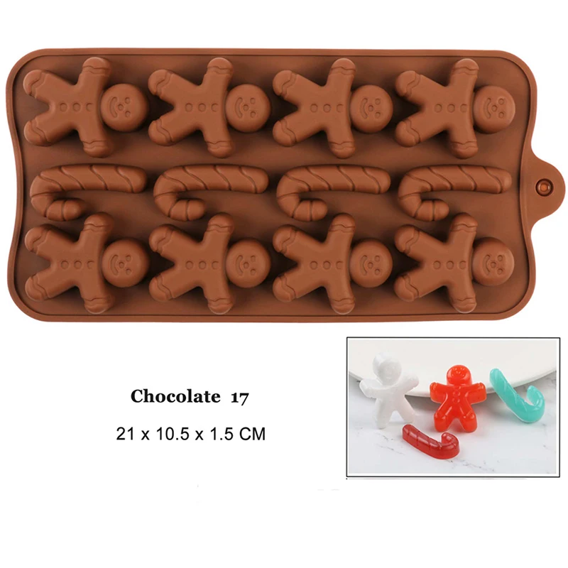 

Baking Tools Silicone Chocolate Mold Various shapes of DIY cake molds, jelly and candy molds, 3D molds, ice cube cookie molds