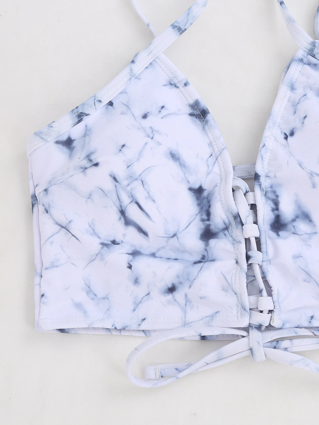 

High Waist Bikinis Swimsuits Sexy Women Push Up Swimwear Tie Dye Bathing Suit Biquini Brazilian Bikini 2021 New Beachwear