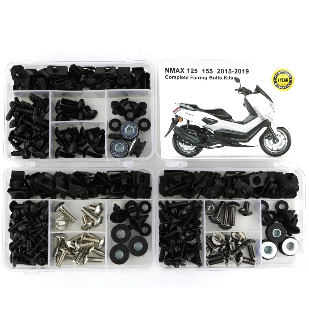 Полный Комплект болтов обтекаемой формы для мотоцикла Yamaha NMAX 125 NMAX155 2015 2016 2017 2018 2019
