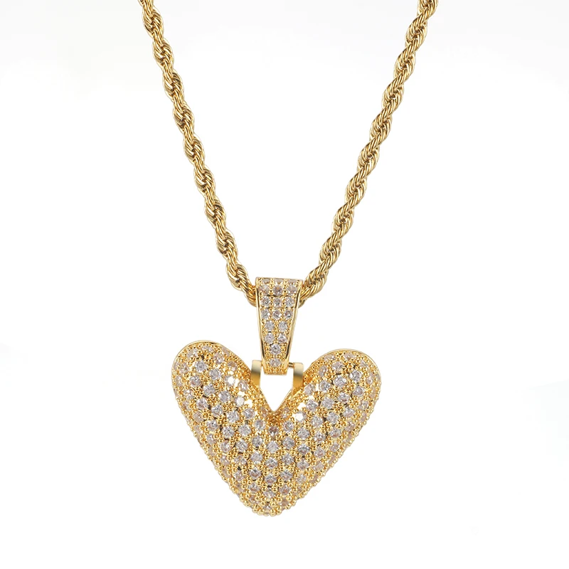 

CZ Zirconia Crystal Alphabet Necklace Men Hip Hop 26 A-Z Letters Pendant Name Necklace woman Gold Color Chain Jewelry Agent