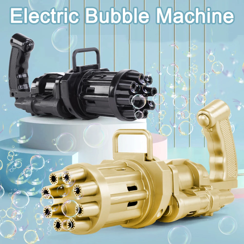 

Bubble Machine For Kids Children Gift Toys Summer Soap Water Electric Bubble Machine Gun Birthday Present Gifts For Kid Boys