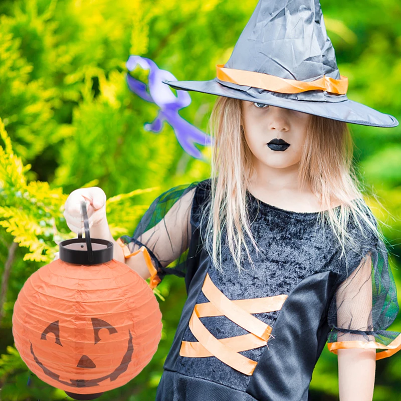 

1pc 20cm Halloween Decorations Round Paper Lantern Festival Chinese Paper Lampion Ball for Halloween Party Holiday Decor Supplie