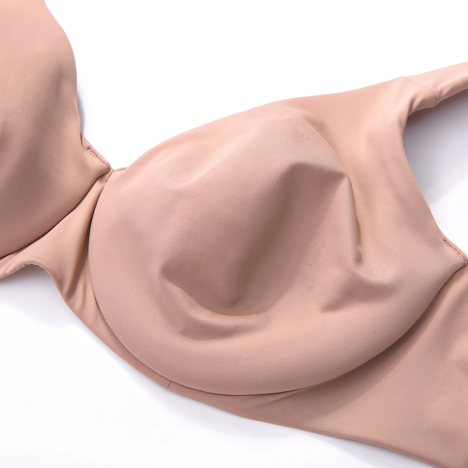 Женский бесшовный бюстгальтер-минимайзер с полным покрытием на косточках без