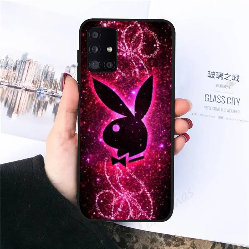 

Cute bunny playboy fashion Phone Case For Samsung Galaxy S5 S6 S7 S8 S9 S10 S10e S20 edge plus lite