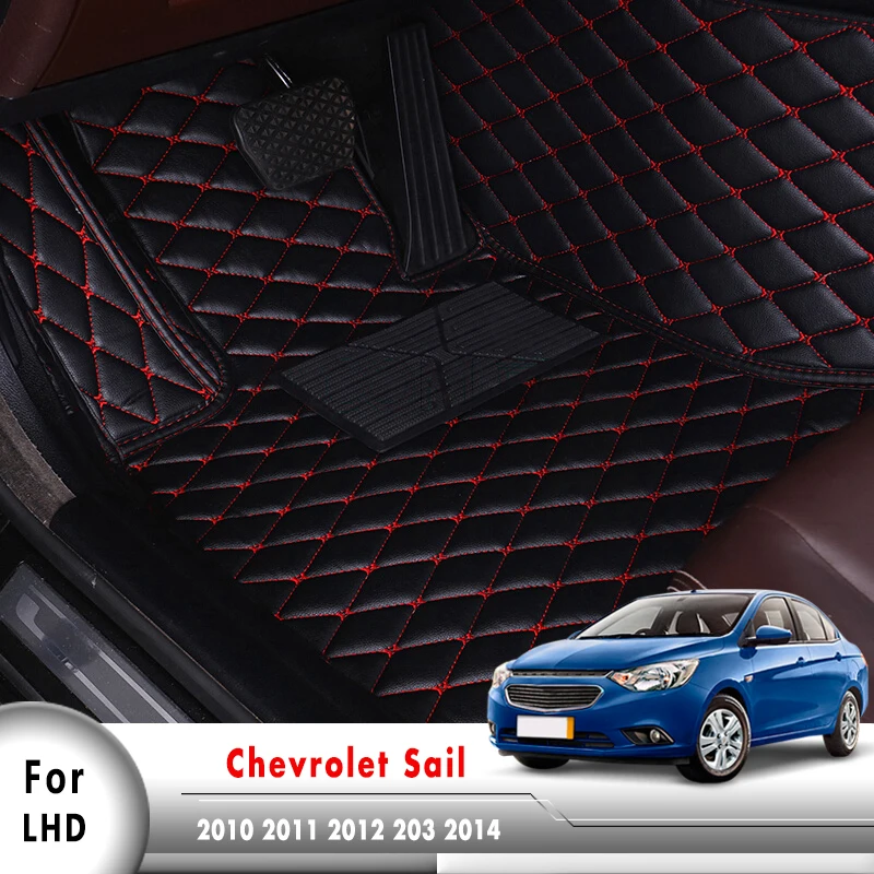 

Автомобильный чехол, Кожаные чехлы на заказ для стайлинга автомобиля, аксессуары для интерьера, автомобильные коврики для Chevrolet Sail 2010, 2011, 2012...