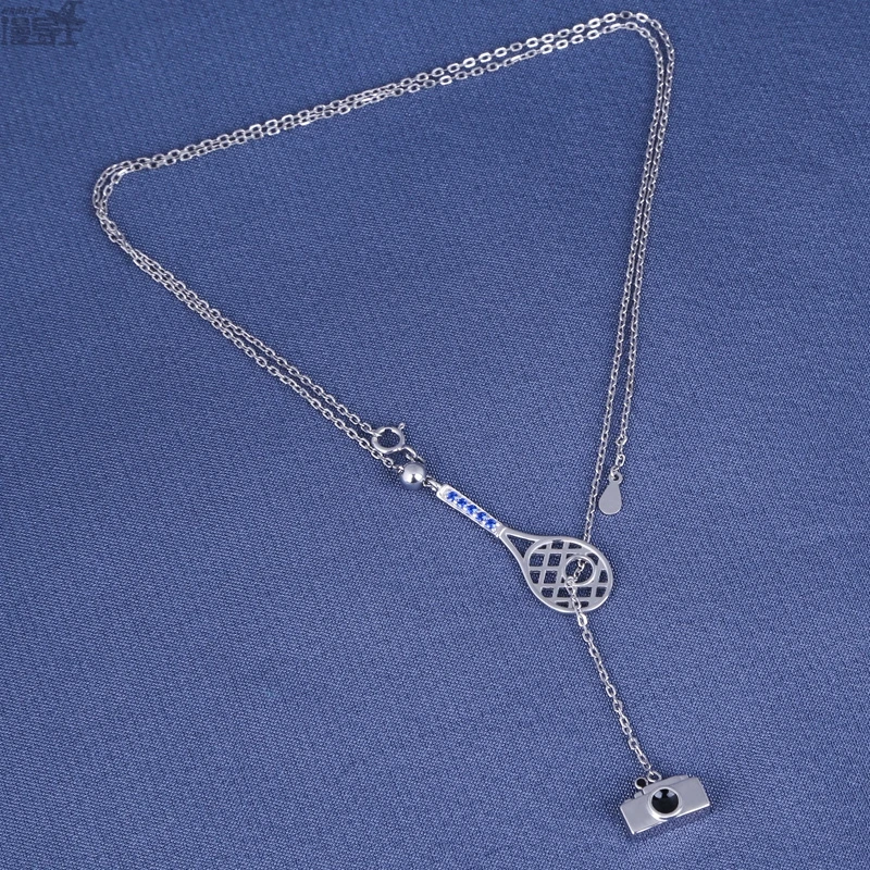 

Animer Game New Prince Of Tennis Necklace Fuji Syusuke Pendant S925 Silver Unisex Cosplay Accessories Xmas Fashion Gifts New