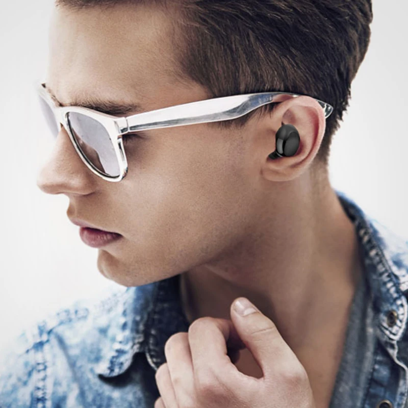 

2021 new B20 wireless Bluetooth 5.0 headset mini in-ear noise reduction sports headphones with charging box for Apple Android