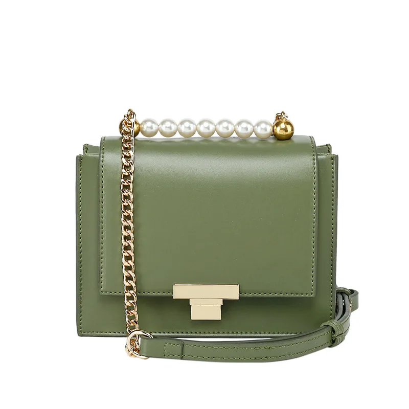 

Texture casual messenger bag Bag handbags 2021 new fashion trend handbag shoulder bag large capacity wild simple pearl PU