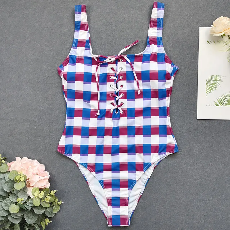 

Famaker 2020 Sexy One Piece Swimsuit Female Backless Bodysuit Brazilian Monokini Swimwear Women Bathing Suit Swimming Beach Wear