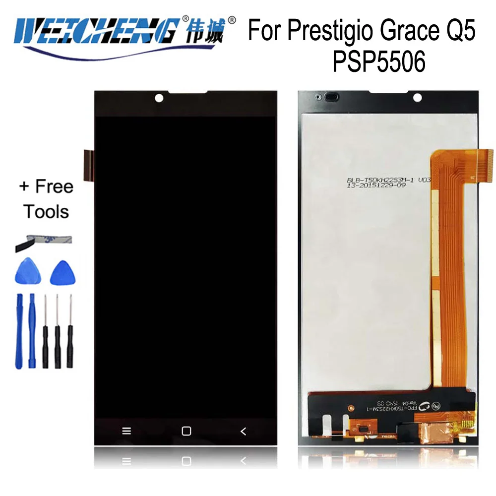 WEICHENG для Prestigio Grace Q5 PSP 5506 Duo 5506Duo ЖК-дисплей + сенсорный экран в сборе ЖК-Дигитайзер