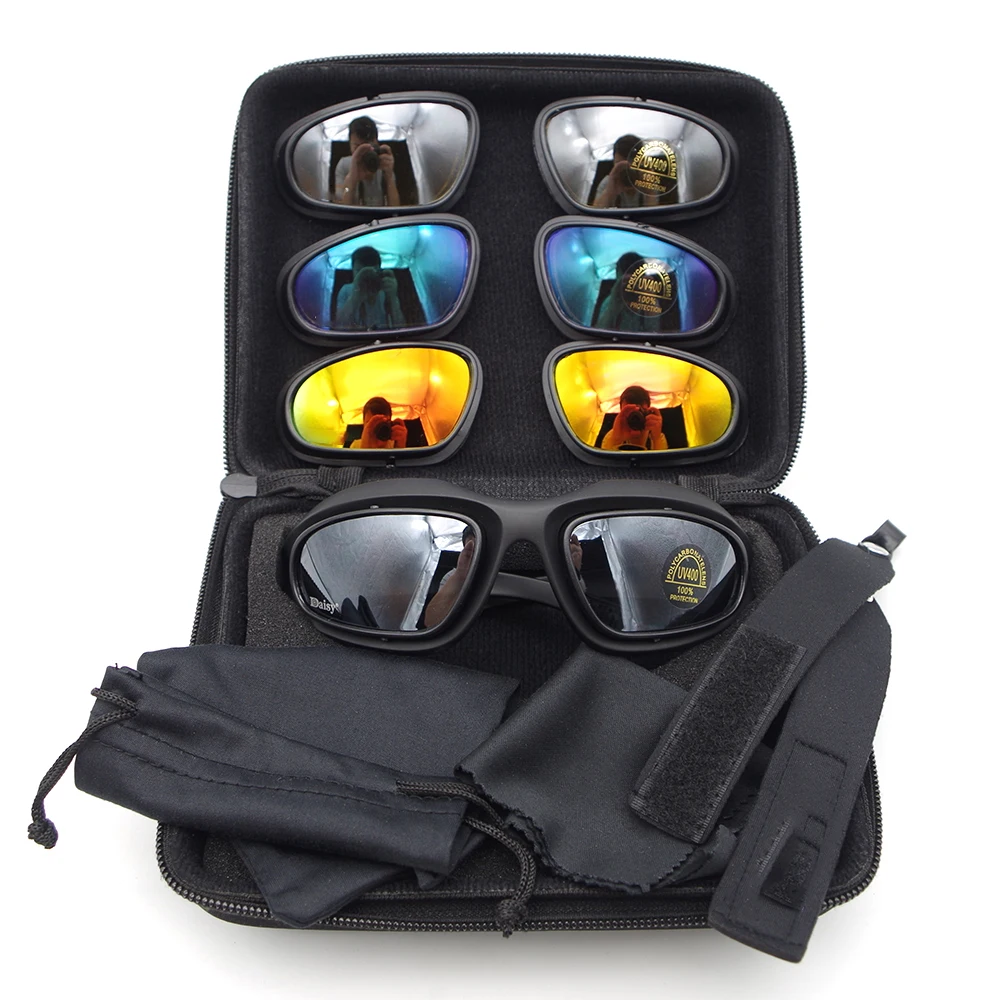 

Motorcycle Glasses Army Sunglasses For SUZUKI Marauder Vz800 Rf400 Rm 125 250 Rmz250 400 Skywave 250 400 Sv650 1000