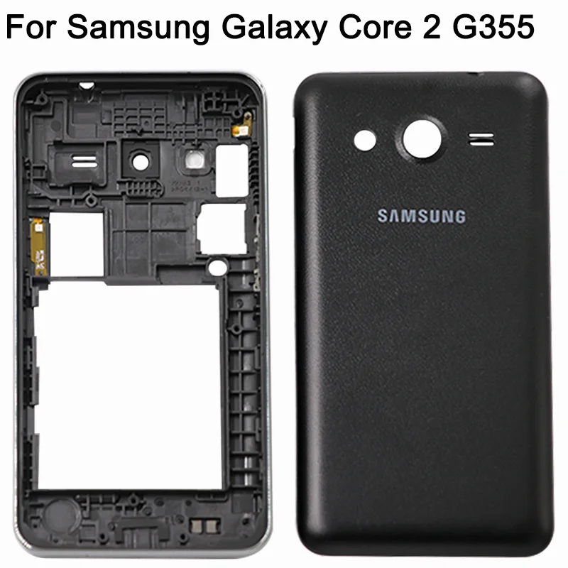 Чехол для телефона samsung Galaxy Core II 2 SM-G355H G355 G355H G355HN Корпус задняя крышка батарейного отсека