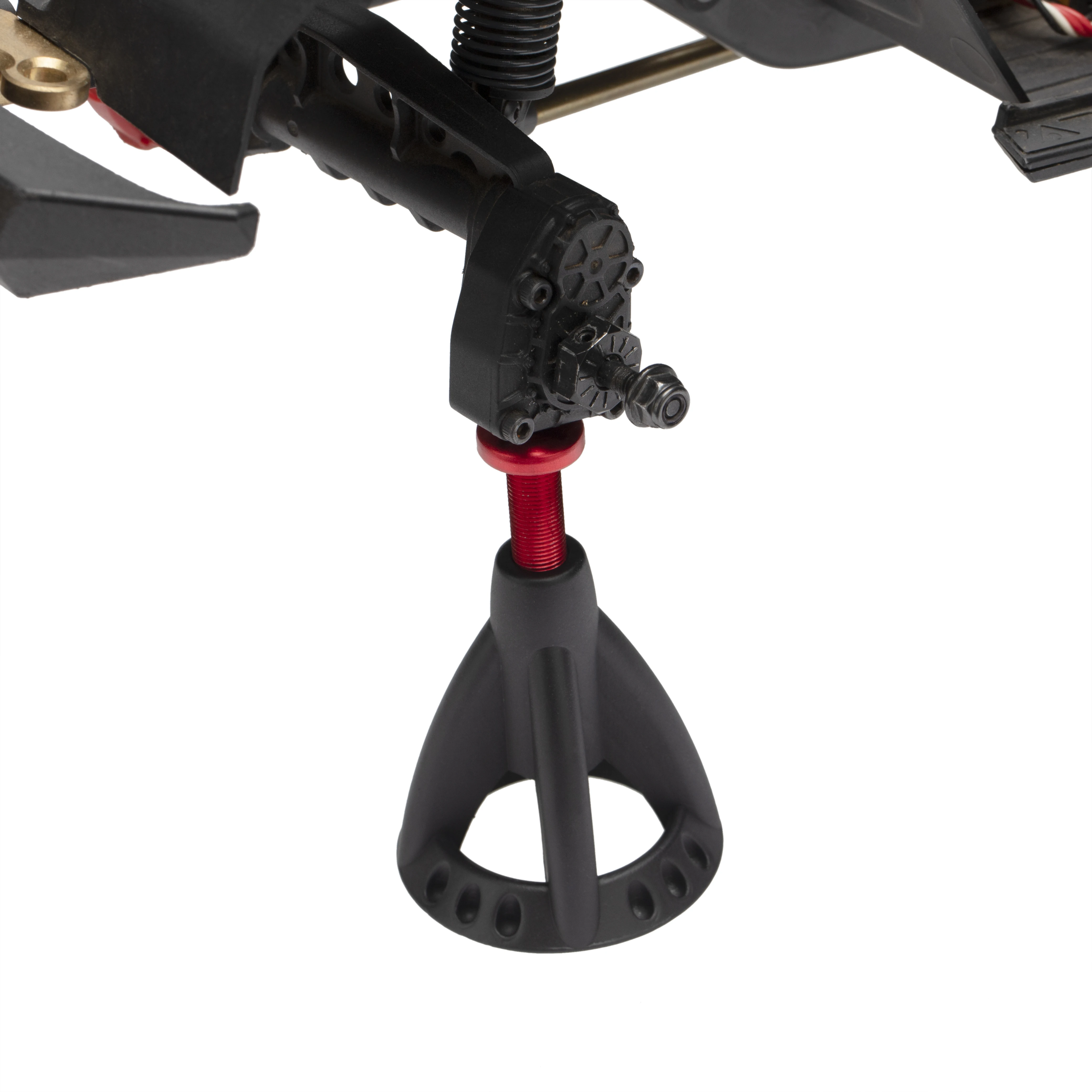 YSIDO-Soporte de Metal para reparaci&oacute;n de coches teledirigidos, accesorio de altura ajustable para 1/10 RC Crawler Traxxas TRX4 TRX6 Axial SCX10 90046, 2 unidades-2