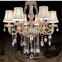 68 heads glass k9 crystal lights led classical chandelier lamp luxurious american including led bulbs white light